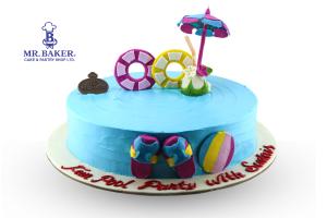 Coastal Charm Cake